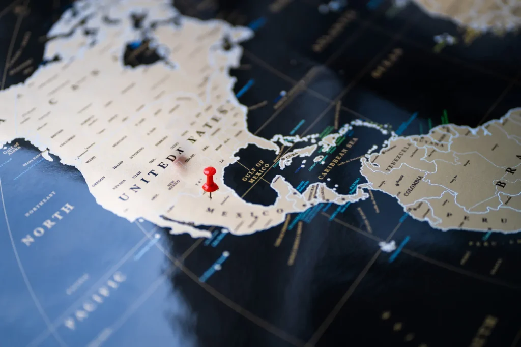 Mapa de calor del riesgo crediticio B2B por regiones de Nearshoring en México 2026 - CrediBusiness.