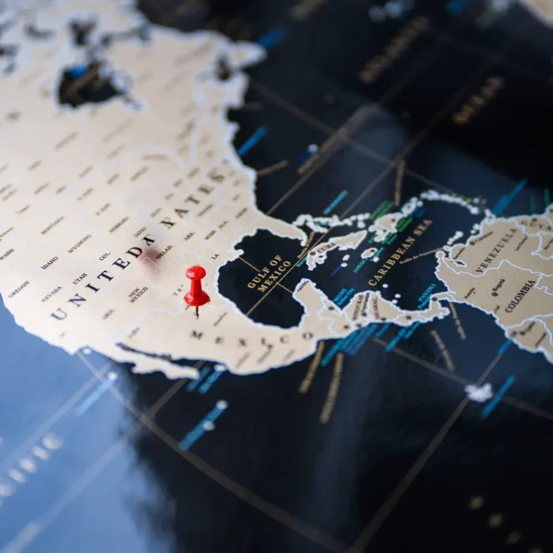 Mapa de calor del riesgo crediticio B2B por regiones de Nearshoring en México 2026 - CrediBusiness.