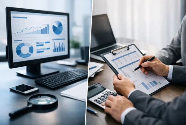 Monitoreo crediticio vs revisión manual B2B